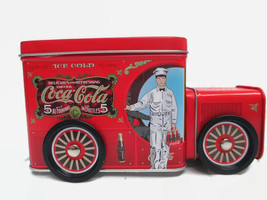 Coca-Cola Tin Delivery Truck with Wheels Bank - BRAND NEW - £5.80 GBP