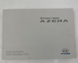 2014 Hyundai Azera Owners Manual Handbook OEM E04B55026 - $14.84