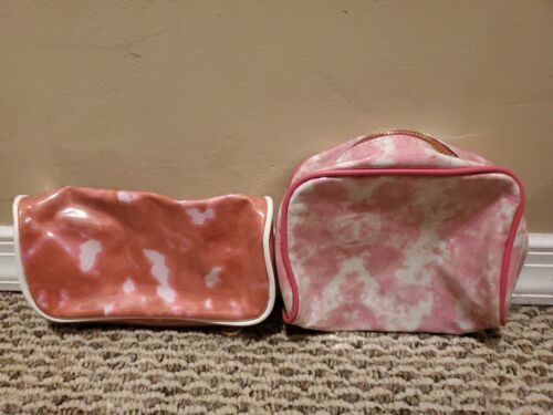 Lot of 2 Mark Avon Makeup Bags 7'', 8'' Pink - £7.32 GBP