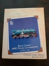 Hallmark Keepsake Ornament Lionel Blue Comet 400E Steam Locomotive 2002- Nib - $9.85