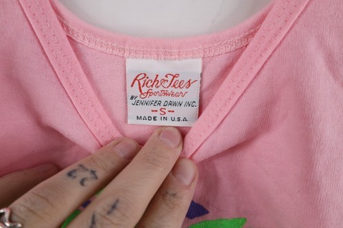 Vintage 90s Streetwear Womens Small Cropped Put in Bay Surf Tank Top T-Shirt USA Item image 8