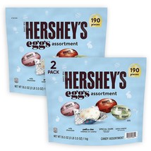 Hershys Eggs Assortment 35.5oz 2 Packs of 380 Pieces Individually Wrapped Easter - £28.62 GBP