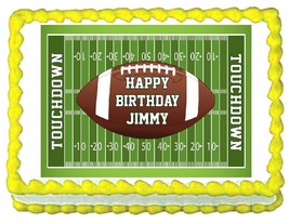 Football party edible cake topper frosting sheet - £8.01 GBP