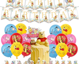 The Cute Bear Birthday Party Supplies, 42Pcs Classic Bear Baby Shower Pa... - $20.88