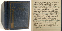 1949 vintage DONALD L MAKKOO rensselaer ny USN DIARY handwritten navy pe... - $143.55