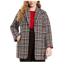Msrp $169 Calvin Klein Womens Red Plaid Jacket Red Size 2P - £15.97 GBP