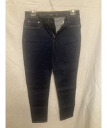 womens blue jeans high rise skinny ankle size 8P - £38.98 GBP