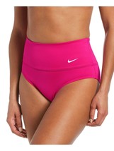 Nike Womens Zip Pocket Bikini Wide Band High Waisted Swimsuit Bottom - £18.50 GBP
