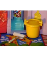 Dollhouse Miniature Paint Roller and Paint Bucket fits Loving Family Dol... - £4.57 GBP
