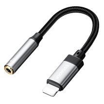 ESSAGER Lightning Male to 3.5mm Female Headphone Connection Audio Adapte... - $7.03