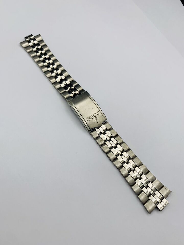 1980's Rado stainless steel watch strap,mint condition,7mm/20mm - $35.37