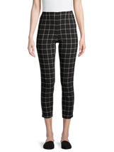 Time and Tru Women&#39;s Millennium Skinny  Black Windowpane Size 2 (LOC TUB-84) - £13.95 GBP