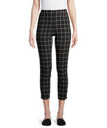 Time and Tru Women&#39;s Millennium Skinny  Black Windowpane Size 2 (LOC TUB... - £14.10 GBP