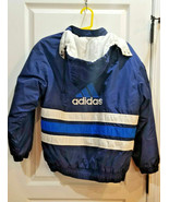 Adidas Windbreaker Jacket Big Logo tri color Adidas Bomber Jacket Retro ... - $61.10 CAD