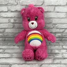 Build A Bear Care Bears Cheer Bear Plush Pink Rainbow Stuffed Animal Toy... - $19.58