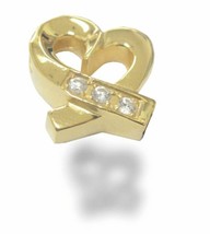 Fancy Heart 24k Gold Plated Sterling Silver Cremation Urn Pendant w/Chain - £143.87 GBP