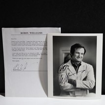 Robin Williams Signed Autograph 8X10 Photo Late 90s W Documentation Patc... - £234.61 GBP