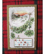 1909 Embossed Happy New Year Postcard, Antique Embossed Happy New Year P... - $189.88 MXN