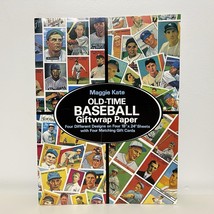 Maggie Kate Old Time Baseball Giftwrap Paper *3 Sheets 18”x24” - $10.00