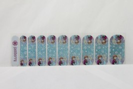 Jamberry Nail Wrap 1/2 Sheet (new) FROZEN IN TIME - $8.60