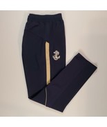 Under Armour UA Size L Recovery Warm-Up Pants Zip Pockets Navy Blue 1364... - £71.83 GBP