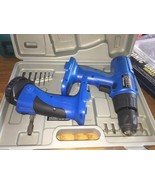 18v Cordless Drill With Flashlight, Case And Drill Bits Included - $34.41