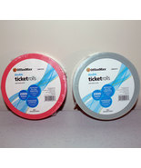 Double 50/50 Raffle Prizes Ticket Roll 2000 Tickets - Red or Blue