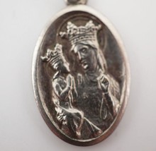 Religious Medallion Pendant St. Anne de Beaupre France - $24.74