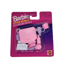 Vintage 1996 Barbie Little Extras Bathroom Basics Accessories Mattel New # 67036 - $16.15