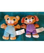 Marketing Store McDonald&#39;s Happy Meal Dressed Dog And Cat Plush 4.5 Inch... - £8.92 GBP