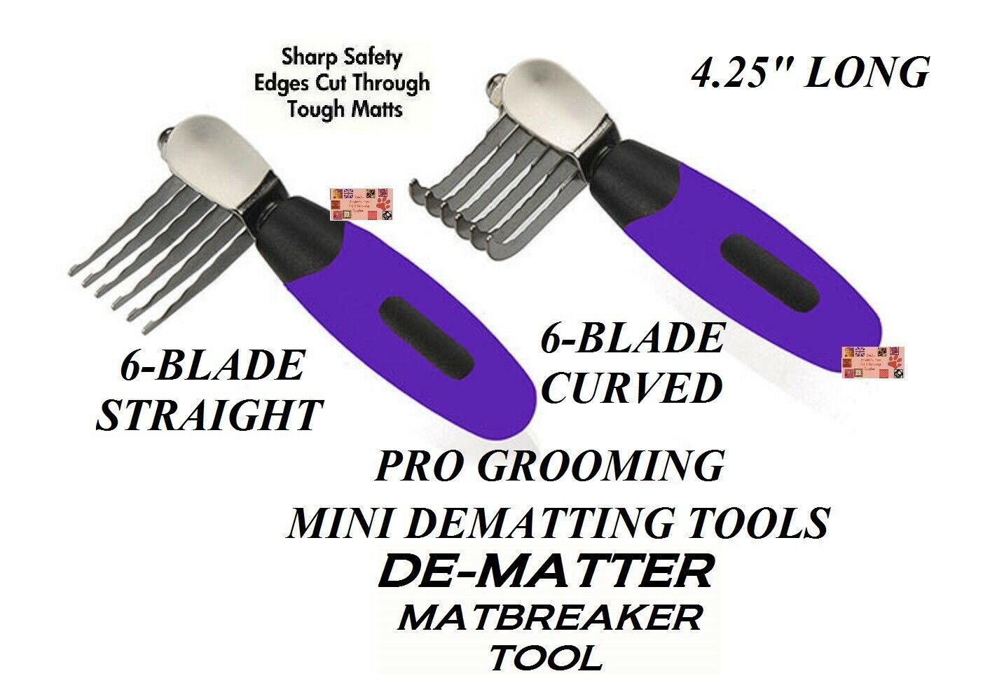 Pro Pet Grooming MINI DEMATTING TOOL Comb De-matter MAT Removal Breaker ... - $12.99+