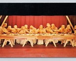 The Last Supper Museum of Wood Carving Spooner Wisconsin UNP Chrome Post... - $4.90