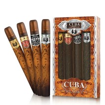 Cuba Original Gift Set 4Pc X 35ml Eau De Toilette Edt Classic For Men New In Box - $42.29