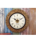 Wooden Frame Brass Coin Fitted Wall Clock Handcrafted Clock for living Room - £88.82 GBP