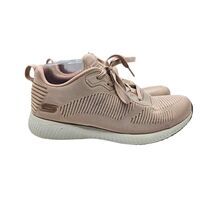 Skechers Bobs Women's Squad Glam League Sneakers Shoes Blush Size 10 - $29.20