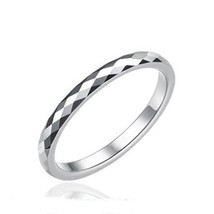 Fashion Tungsten Carbide Rings For Men Women Golden Bands Jewelry Accessoeries E - £17.92 GBP