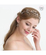 Leaf Boho Wedding Hairpiece, Bridal Gold Leaf Branch, Vintage Gold Leaf ... - $1,044.42 MXN
