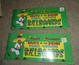 Lot of 2 Vintage Pedro Presents South of the Border Billboards 24pg Booklets - £21.90 GBP