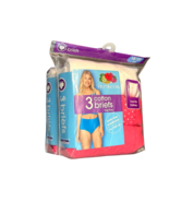 Fruit of the Loom Briefs Women 10/3X (2) 3 Pair Packs (6) Pink White 100... - $15.84