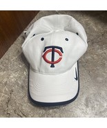 MLB Minnesota Twins White Nike Legacy91 Dri Fit Adjustable Flexible Stra... - $34.17 CAD