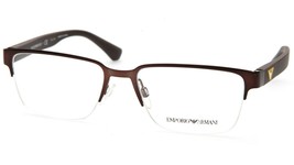 NEW Emporio Armani EA 1055 3164 Brown EYEGLASSES FRAME 53-17-140mm B36mm - $112.69