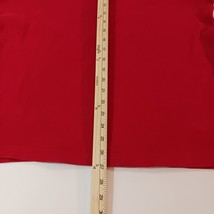 Chaps Sweatshirt Men's XL (18-20) 1/4 Zip Red Cotton Pullover Long Sleeve Logo image 14