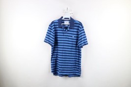 Southern Tide Mens Medium Classic Fit Faded Striped Collared Rugby Polo Shirt - £27.65 GBP