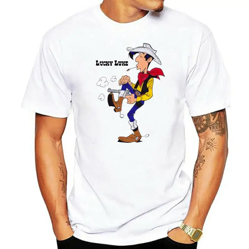 House Home T-Shirt Lucky Luke Dalton Jolly Jumper Daisy Town Fumetto Pri... - £19.67 GBP