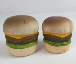 Vintage Nick Kouretas Hand Painted Cheeseburger 2.25" Salt & Pepper Shakers - $13.57 Vintage Nick Kouretas Hand Painted Cheeseburger 2.25" Salt & Pepper Shakers - $13.57