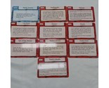 Lot Of (10) Mage Knight 2.0 Unpunched Domain Card D20-21 23-24 27-28 30-... - $19.59