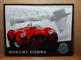 Shelby Cobra 40th Anniversary 1962-2002 Carroll Shelby Tin Metal Sign Ga... - $23.15