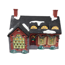 Department 56 Snow Village Stonehurst House 1988 w/ Box &amp; Light - £30.58 GBP