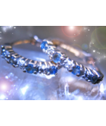 HAUNTED SAPPHIRE ELEGANCE AND GRACE EARRINGS ALBINA&#39;S HIGH LUCK ADVANCED... - $58.43