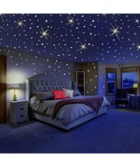 Glow In The Dark Stars For Ceiling Or Wall Stickers - Glowing Wall Decal... - £18.87 GBP